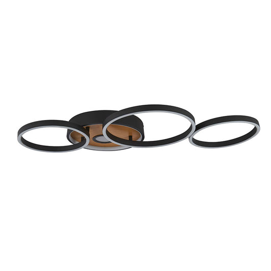 LED Плафон SearchLight Curio 36305-1BK