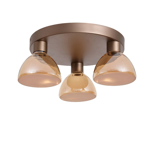 LED Плафон метал в цвят лате SearchLight Cannes 77410-3AM