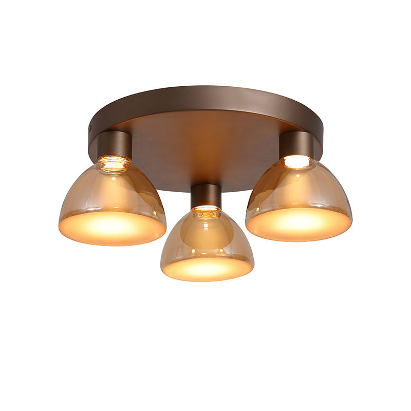 LED Плафон метал в цвят лате SearchLight Cannes 77410-3AM