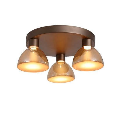LED Плафон метал в цвят лате SearchLight Cannes 77410-3AM