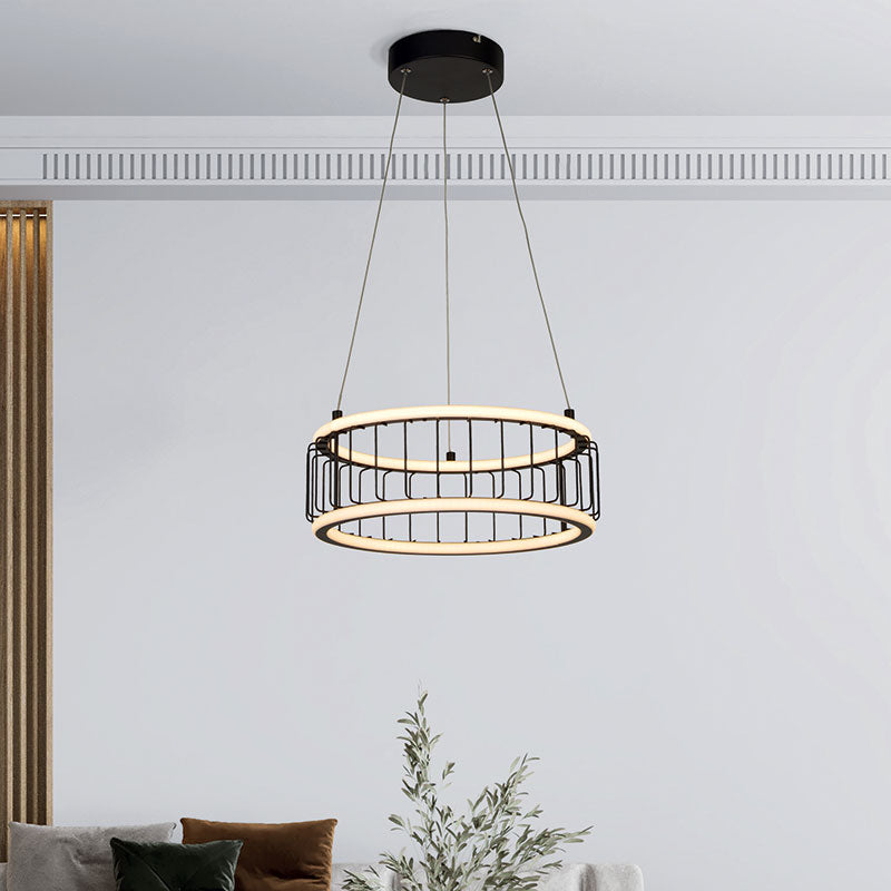 LED полилей SearchLight Circolo 54213-1BK