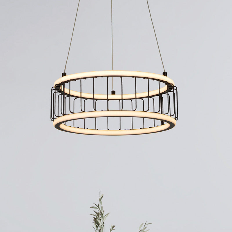 LED полилей SearchLight Circolo 54213-1BK