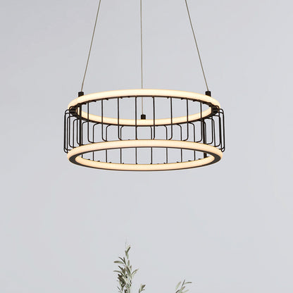 LED полилей SearchLight Circolo 54213-1BK