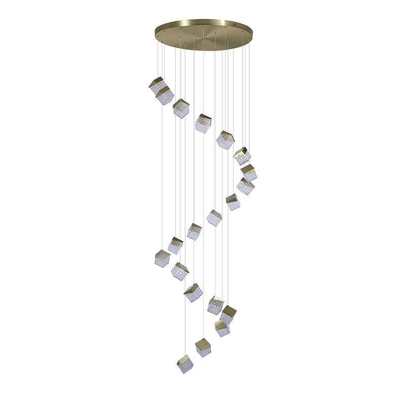 LED Полилей SearchLight Cuboid 33640-20SB