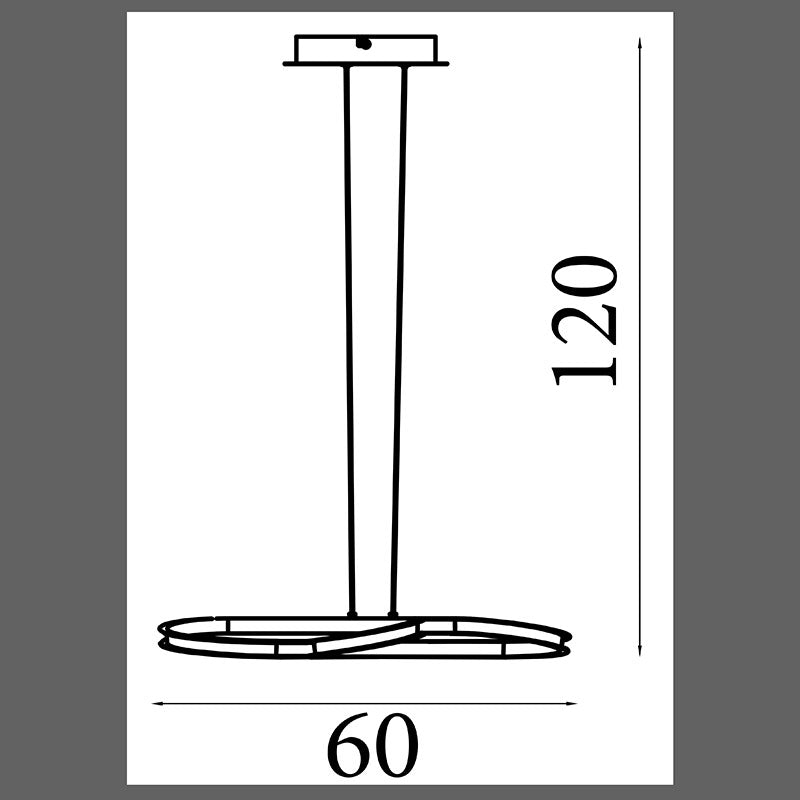 LED Полилей SearchLight Doodle 66110CP