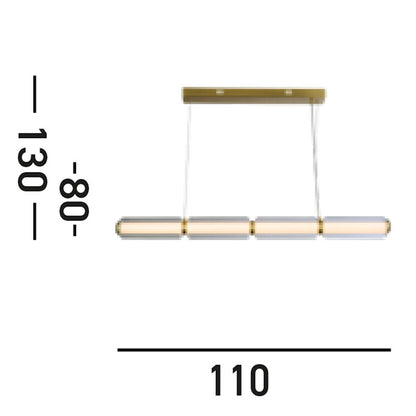LED Полилей линеен SearchLight Mod 26254SB