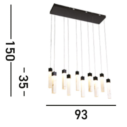 LED Полилей SearchLight Moonbeam 10879-10BK