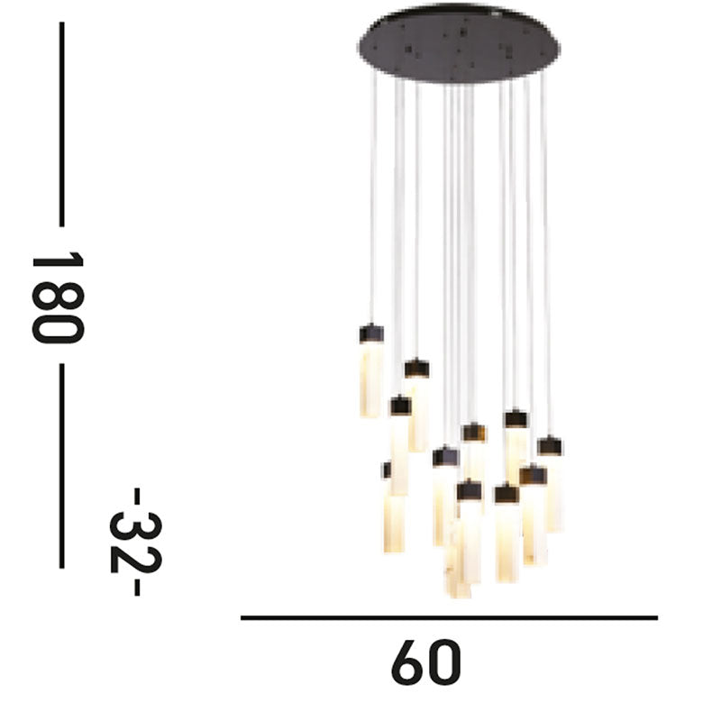 LED Полилей SearchLight Moonbeam 10879-13BK