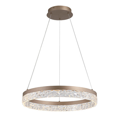 LED Полилей ринг в цвят лате SearchLight Madeleine 98700-50LT
