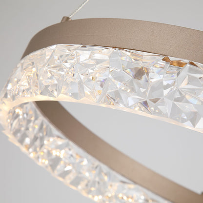 LED Полилей ринг в цвят лате SearchLight Madeleine 98700-50LT