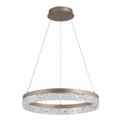 LED Полилей ринг в цвят лате SearchLight Madeleine 98700-50LT
