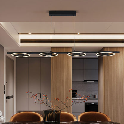 LED Полилей SearchLight Space 32804-4BK