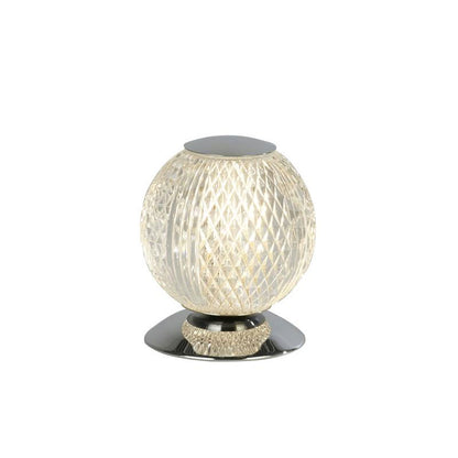Настолна лампа хром метал и акрил SearchLight Allure EU51482CC