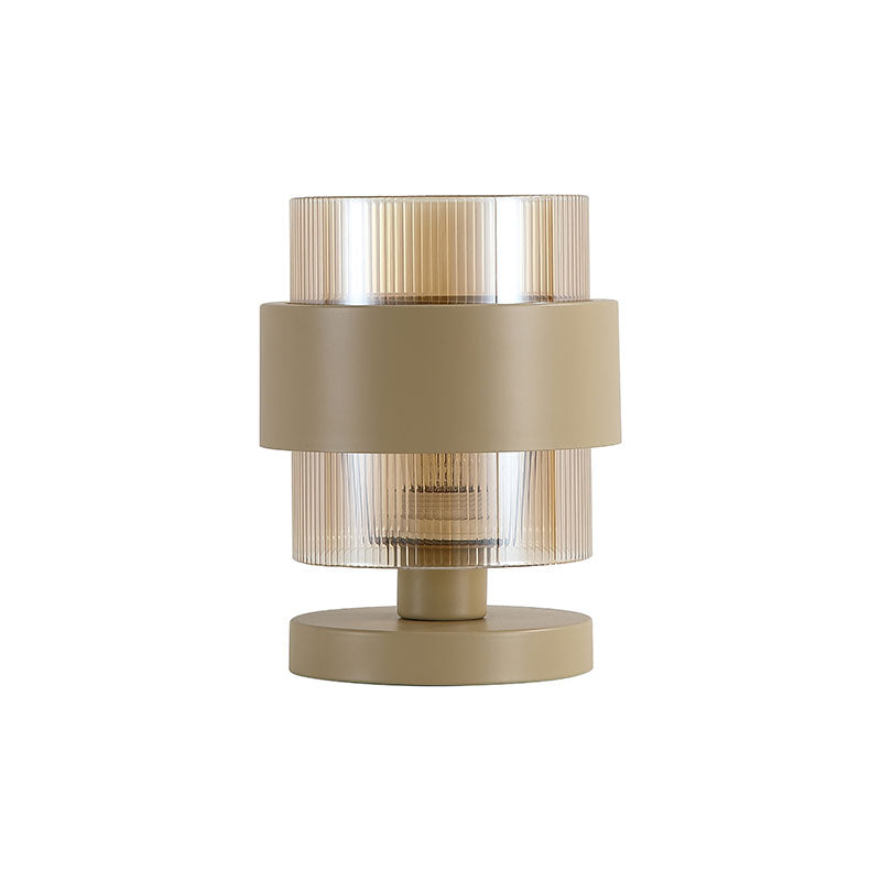 Настолна лампа с релефно стъкло SearchLight Royal EU82437-1SA