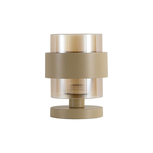 Настолна лампа с релефно стъкло SearchLight Royal EU82437-1SA