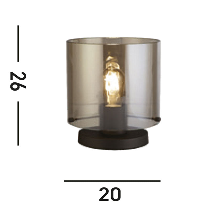 Настолна лампа SearchLight Sweden EU88913-1BK