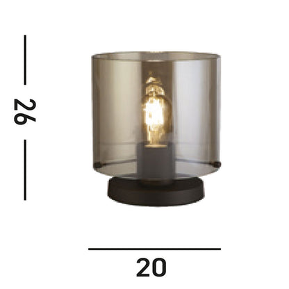 Настолна лампа SearchLight Sweden EU88913-1BK