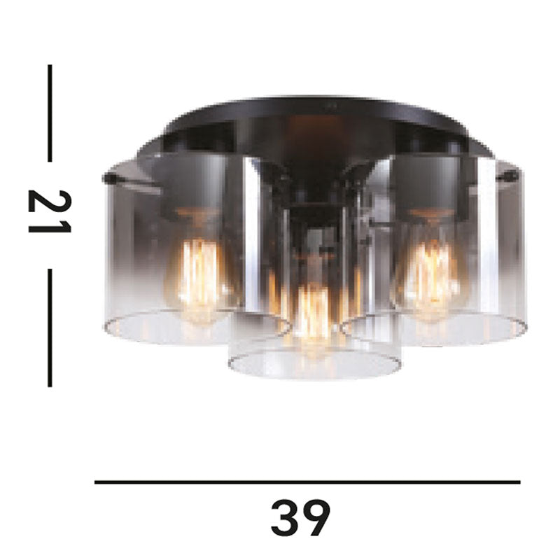 Плафон SearchLight Sweden 88911-3BK