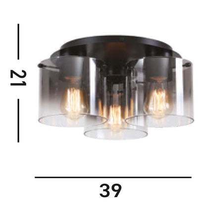Плафон SearchLight Sweden 88911-3BK