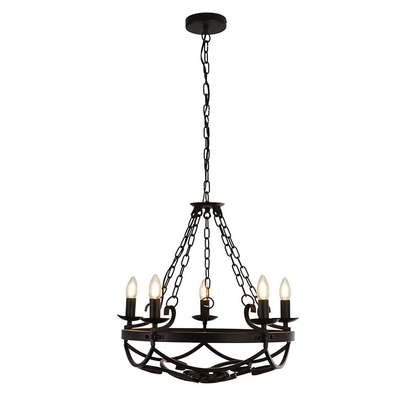 Полилей SearchLight CARTWHEEL III 8905-5BK