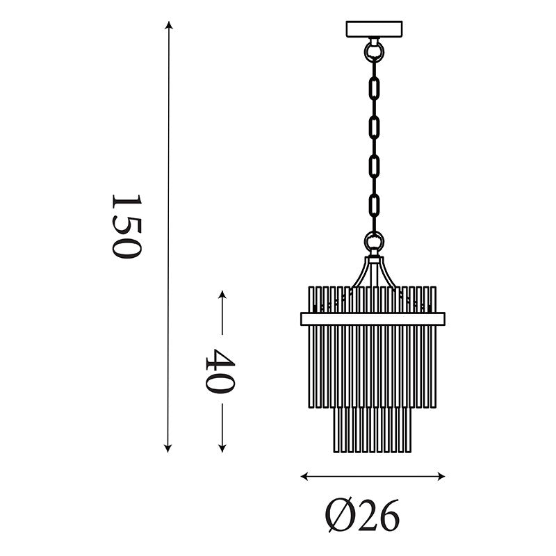 Полилей SearchLight Lara 11200-1GO