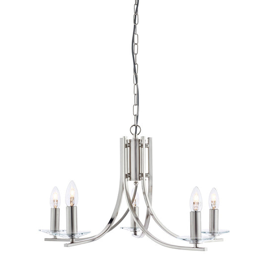 Полилей осветителни тела SearchLight ASCONA 4165-5SS