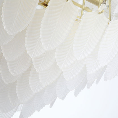 Полилей SearchLight от месинг и матирано стъкло 60см Feather 48970-10SB