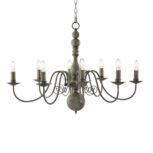Полилей винтидж лампи SearchLight GREYTHORNE 2268-8GY