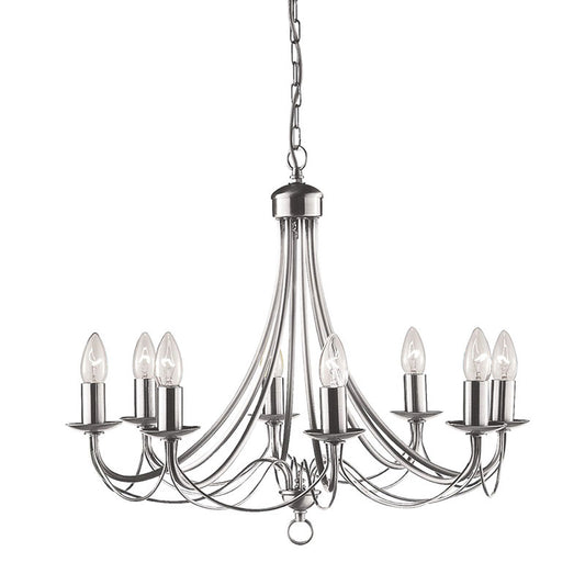 Полилей винтидж лампи SearchLight MAYPOLE 6348-8SS