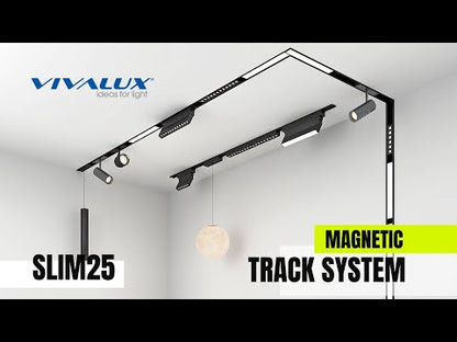 SLIM25 МАГНИТЕН LED СПОТ WENDY LED ∙ 10W ∙ ЧЕРЕН ∙ 4000K / 004919