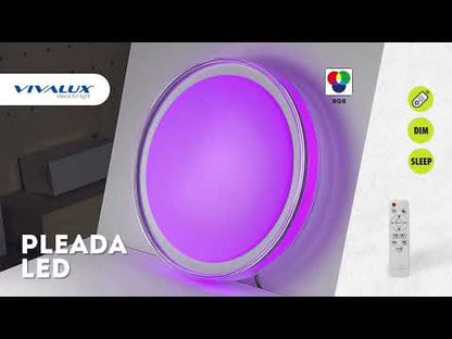 LED ПЛАФОНИЕРА С ДИСТАНЦИОННО УПРАВЛЕНИЕ PLEADA LED ∙ 36W ∙ RGB ∙ 3000-6000K / 004815