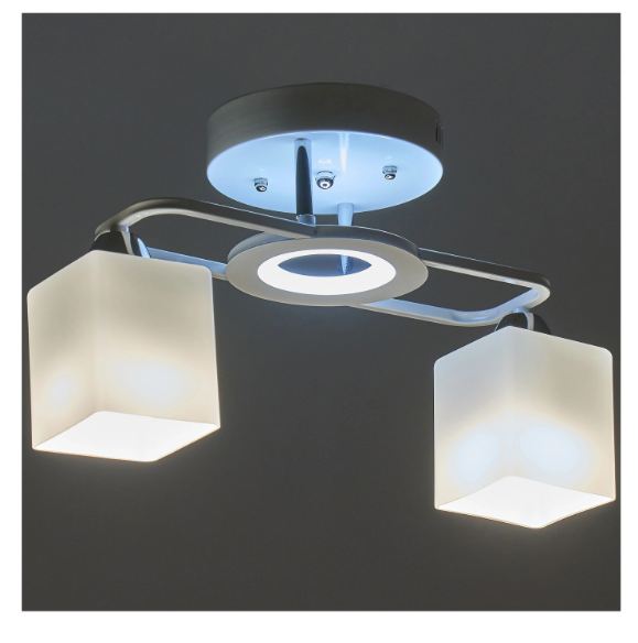 Полилей Cinto, бял, 4000k, led 8w+2xe27, 2460/2 WH/CR