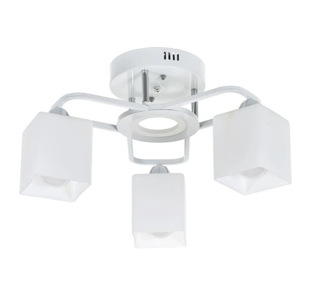 Полилей Cinto, бял, 4000k, led 8w+3xe27, 2460/3 WH/CR